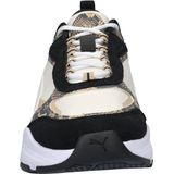 PUMA - Cassia Snake Chic Sneakers - Zwart/Grijs - Synthetisch - Rubberzool