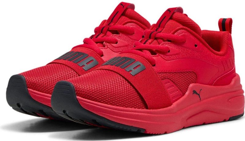 Puma - Veterschoenen - Puma Red - Textiel - SOFTFOAM+