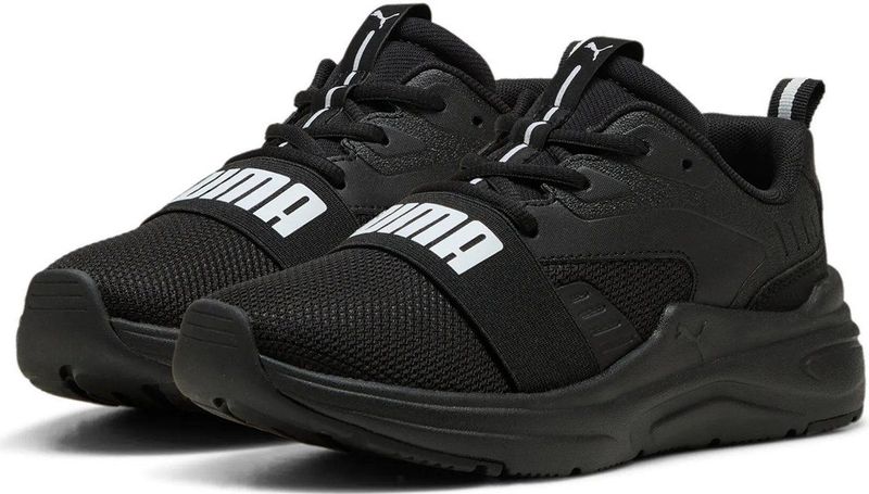 Puma - Veterschoenen - Puma Black - Textiel - SOFTFOAM+