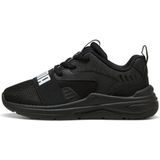 Puma - Soft Wired 2 - Kindertrainers - Zwart - Mesh