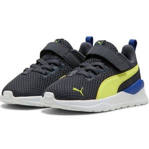 Puma - Anzarun Lite - Sneakers - Zwart/Geel/Blauw - Mesh/Synthetisch