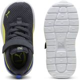 Puma - Anzarun Lite - Sneakers - Zwart/Geel/Blauw - Mesh/Synthetisch