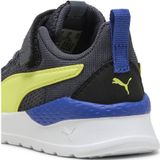 Puma - Anzarun Lite - Sneakers - Zwart/Geel/Blauw - Mesh/Synthetisch