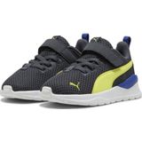 Puma - Anzarun Lite - Sneakers - Zwart/Geel/Blauw - Mesh/Synthetisch