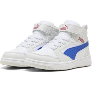 PUMA Rebound V6 Mid AC+ PS Sneakers - PUMA White-Vivid Blue-Feather Gray