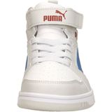 PUMA Rebound V6 Mid AC+ PS Sneakers - PUMA White-Vivid Blue-Feather Gray