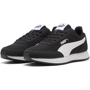 PUMA R78 Lightwind Sneakers - Puma Black-Puma White - Synthetisch Materiaal