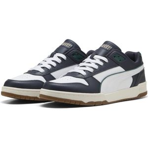 PUMA Unisex RBD Game Low Sneaker, nieuwe marine wit-donkere mirte, 9 UK, New Navy PUMA White Dark Myrtle, 43 EU
