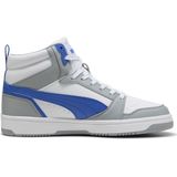 PUMA - Rebound v6 - Sneakers - Cool Mid Gray-Vivid Blue-PUMA White - Synthetisch Bovenwerk