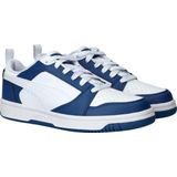 Puma - Rebound V6 Low - Sneakers - Zwart - Imitatieleer - SoftFoam+ Voetbed