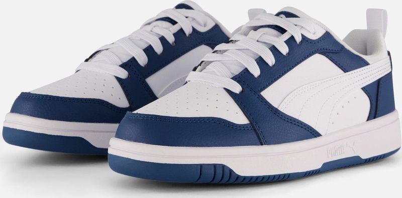 Puma - Rebound V6 Low - Sneakers - Zwart - Imitatieleer - SoftFoam+ Voetbed