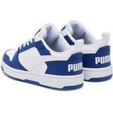 Puma - Rebound V6 Low - Lage Sneakers - Zwart - Imitatieleer - Zacht Textiel