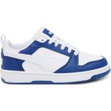 Puma - Rebound V6 Low - Lage Sneakers - Zwart - Imitatieleer - Zacht Textiel