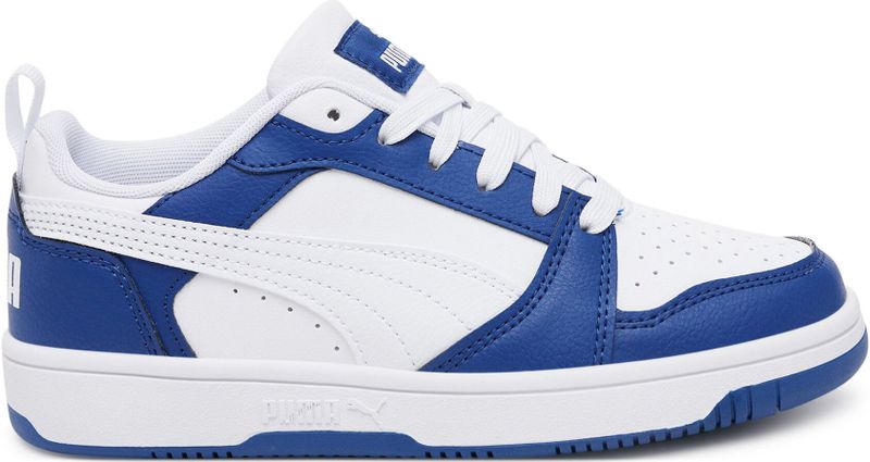 Puma - Rebound V6 Low - Lage Sneakers - Zwart - Imitatieleer - Zacht Textiel