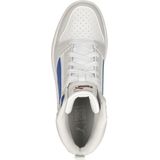 PUMA Rebound V6 Mid Jr Sneakers - PUMA White-Vivid Blue-Feather Gray