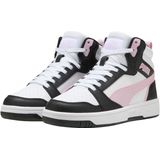 PUMA - Rebound Sneakers - Roze/Zwart/Wit - Synthetisch Bovenwerk