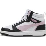 PUMA - Rebound Sneakers - Roze/Zwart/Wit - Synthetisch Bovenwerk