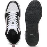 PUMA - Rebound Sneakers - Roze/Zwart/Wit - Synthetisch Bovenwerk