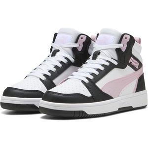 PUMA - Rebound Sneakers - Roze/Zwart/Wit - Synthetisch Bovenwerk