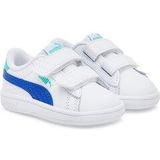 PUMA - Sneakers - Wit - Leer - Klittenbandsluiting