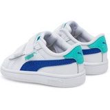 PUMA - Sneakers - Wit - Leer - Klittenbandsluiting