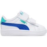 PUMA - Sneakers - Wit - Leer - Klittenbandsluiting