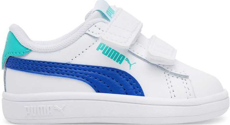 PUMA - Sneakers - Wit - Leer - Klittenbandsluiting