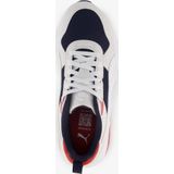 PUMA Trinity 2 Sneakers - PUMA Navy-PUMA White-Feather Gray-Red Fire