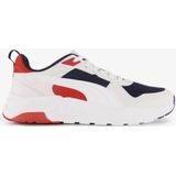 PUMA Trinity 2 Sneakers - PUMA Navy-PUMA White-Feather Gray-Red Fire