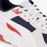 PUMA Trinity 2 Sneakers - PUMA Navy-PUMA White-Feather Gray-Red Fire