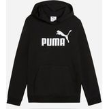 Puma - Logo Hoodie - Meisjes - Zwart - French Terry - Comfortabel