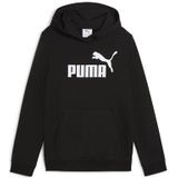 Puma - Logo Hoodie - Meisjes - Zwart - French Terry - Comfortabel