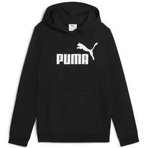 Puma - Logo Hoodie - Meisjes - Zwart - French Terry - Comfortabel