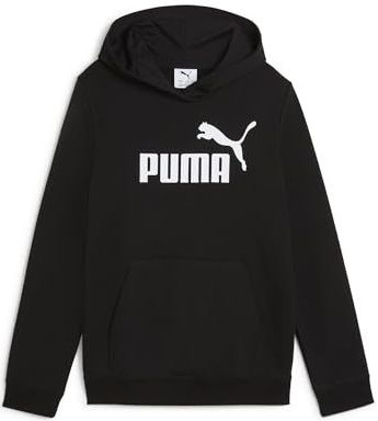 Puma - Logo Hoodie - Meisjes - Zwart - French Terry - Comfortabel