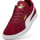 Puma - Club II - Sneakers - Donkerrood/Wit - Bovenwerk van Suède