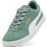 Puma - Club II - Sneakers - Groen/Wit - Synthetisch Bovenwerk