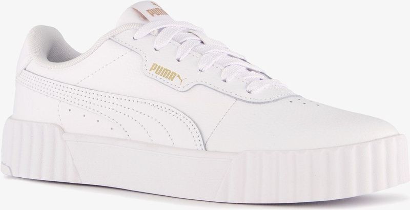 PUMA - Carina 3.0 - Tennisschoenen - Wit - Leer/Gemengd Materiaal