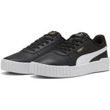 PUMA Carina 3.0 Sneakers - PUMA Black-PUMA White-PUMA Gold - Gerecycled Materiaal