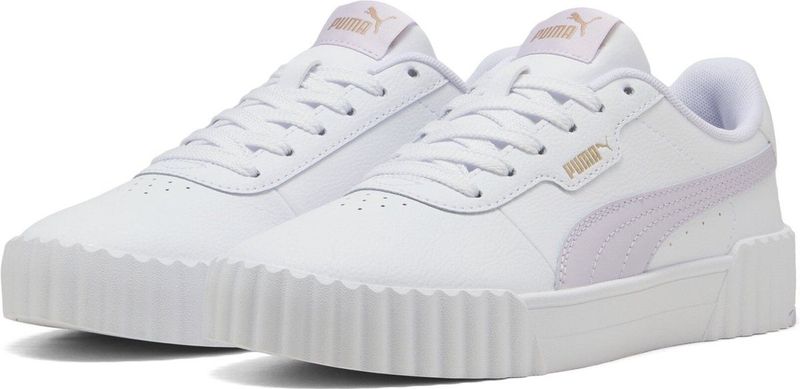 PUMA Carina 3.0 Sneakers - PUMA White-Lilac Frost - Gerecycled Materiaal