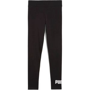 Puma - Ess Nº1 Logo - Leggings - Zwart - Katoen/Elastaan