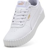 Puma - Carina 3.0 - Sneakers - Wit/Goud - Synthetisch Bovenwerk