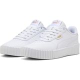 Puma - Carina 3.0 - Sneakers - Wit/Goud - Synthetisch Bovenwerk