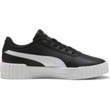 PUMA - Carina 3.0 Sneakers - Zwart/Wit/Goud - Synthetisch Bovenwerk