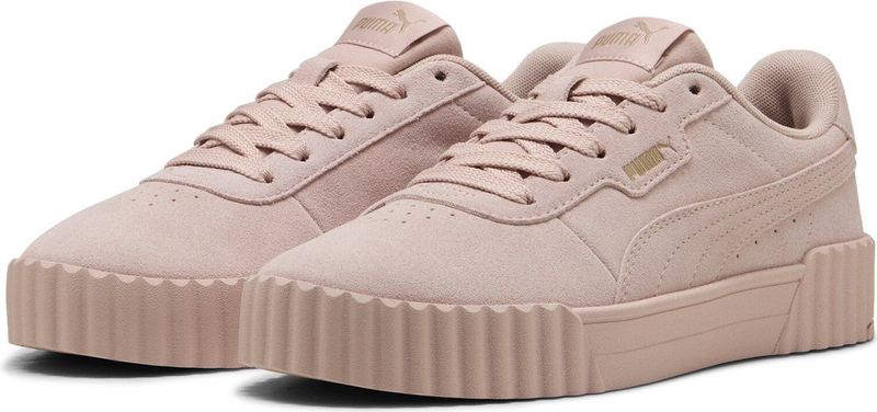 PUMA Carina 3.0 SD Sneakers - Rose Quartz - Suède - Vetersluiting