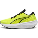 PUMA - Scend Pro 2 - Hardloopschoenen - Zwart/Geel - Gerecycled Materiaal