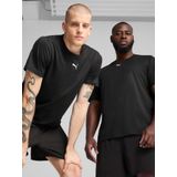 PUMA - M TAD ESSENTIALS HEATHER CAT T-shirt - Puma Black Heather - Katoen