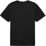 PUMA - M TAD ESSENTIALS HEATHER CAT T-shirt - Puma Black Heather - Katoen