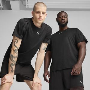 Puma - Tad Essentials Heather T-Shirt - Heren - Grijs - 50% Gerecycled Polyester