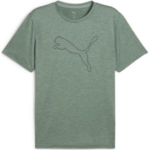 Puma - Tad Essential Heather - T-shirt - Grijs - 50% Gerecycled Polyester
