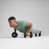 Puma - Tad Essential Heather T-Shirt - Grijs - Gerecycled Polyester